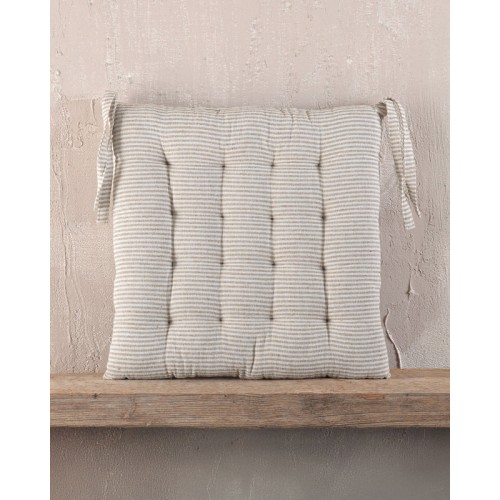 Μαξιλάρι για Καρέκλα Κουζίνας (40x40) Rythmos Trype Μπεζ Ριγέ