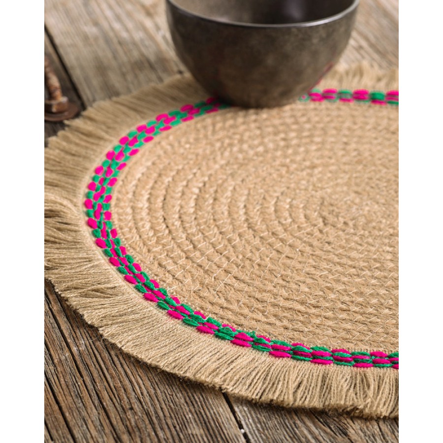 Σουπλά στρογγυλό (Διάμετρος 35εκ.) Rythmos Kiana