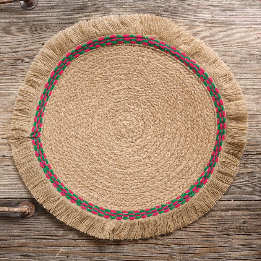 Σουπλά στρογγυλό (Διάμετρος 35εκ.) Rythmos Kiana