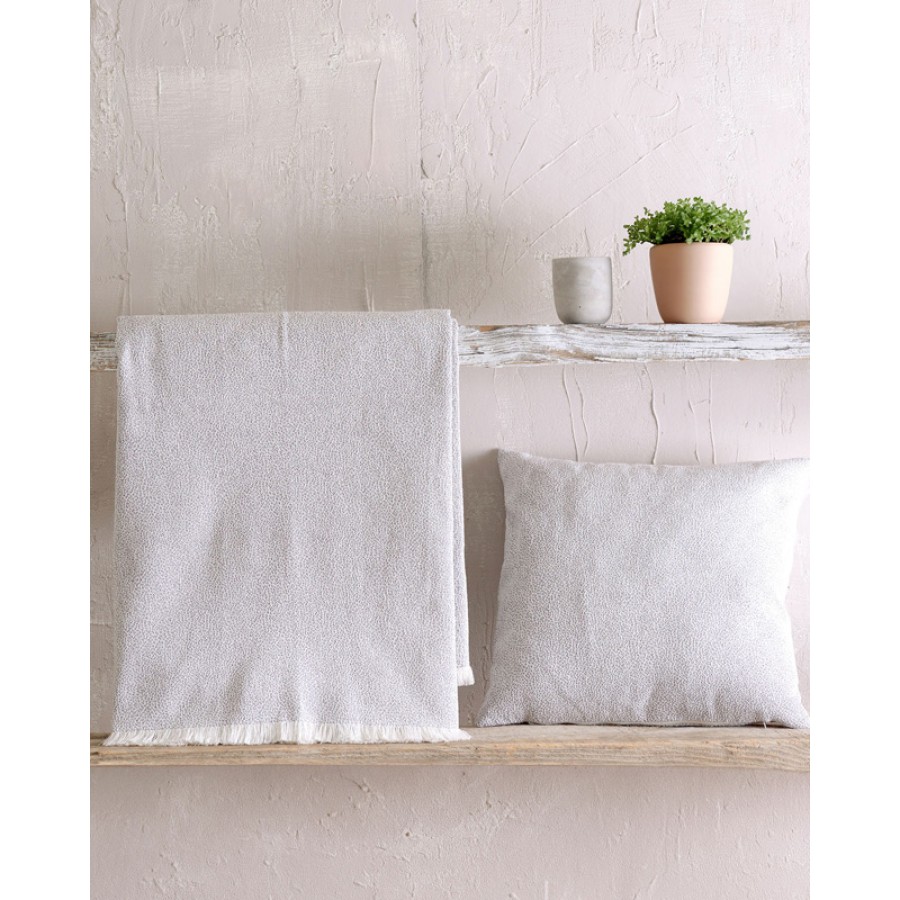 Ριχτάρι για Διθέσιο Καναπέ (180x240) Ζακάρ Rythmos Tusca εκρού