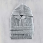 Μπουρνούζι Παιδικό με Κουκούλα (No 4-6) Rythmos Twist Γκρι