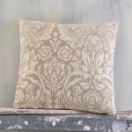 Διακοσμητική Θήκη (40x40) Ζακάρ για μαξιλάρια φιγούρας Rythmos Vilano Εκρού-Μπεζ