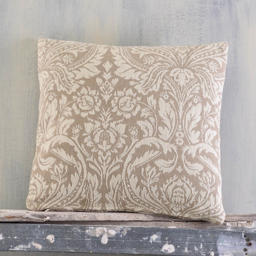 Διακοσμητική Θήκη (40x40) Ζακάρ για μαξιλάρια φιγούρας Rythmos Vilano Εκρού-Μπεζ