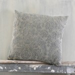 Διακοσμητική Θήκη (40x40) Ζακάρ για μαξιλάρια φιγούρας Rythmos Vilano Ανοιχτό Γκρι