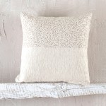 Διακοσμητική Θήκη (40x40) Ζακάρ για μαξιλάρια φιγούρας Rythmos Vivir Εκρού