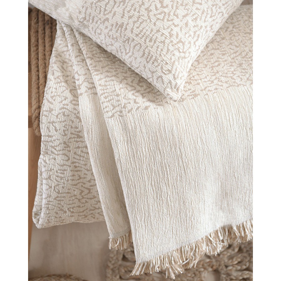 Ριχτάρι για Διθέσιο Καναπέ (180x240) Ζακάρ Σενίλ Rythmos Vivir Εκρού Ριχτάρι για Διθέσιο Καναπέ (180x240) Ζακάρ Σενίλ Rythmos Vivir Εκρού