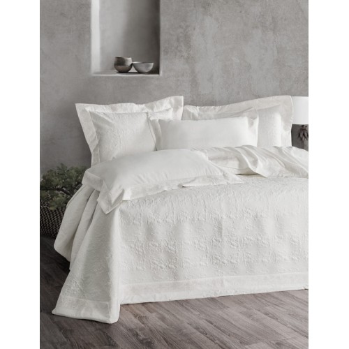 Σετ Κουβερλί 7 τεμ (235x250) Νυφικό Rythmos Wedding Irina Λευκό