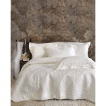Σετ Κουβερλί 7 τεμ (235x250) Νυφικό Rythmos Wedding Krispa Εκρού