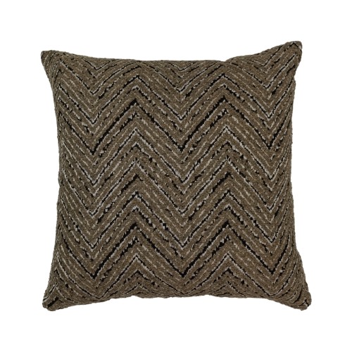 Διακοσμητική Μαξιλαροθήκη Φιγούρας (45x45) Σενίλ Ζακάρ Newhome 110500 πούρο-λαδί