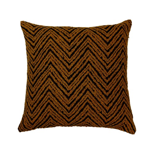Διακοσμητική Μαξιλαροθήκη Φιγούρας (45x45) Σενίλ Ζακάρ Newhome 110500 μουσταρδί