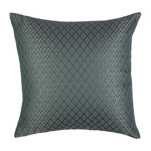 Διακοσμητική Μαξιλαροθήκη Φιγούρας (45x45) Σατέν Ζακάρ Newhome 600900 πετρόλ