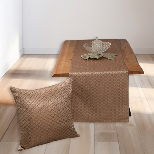 Τραβέρσα (40x170) Σατέν Ζακάρ Newhome 600900 καφέ