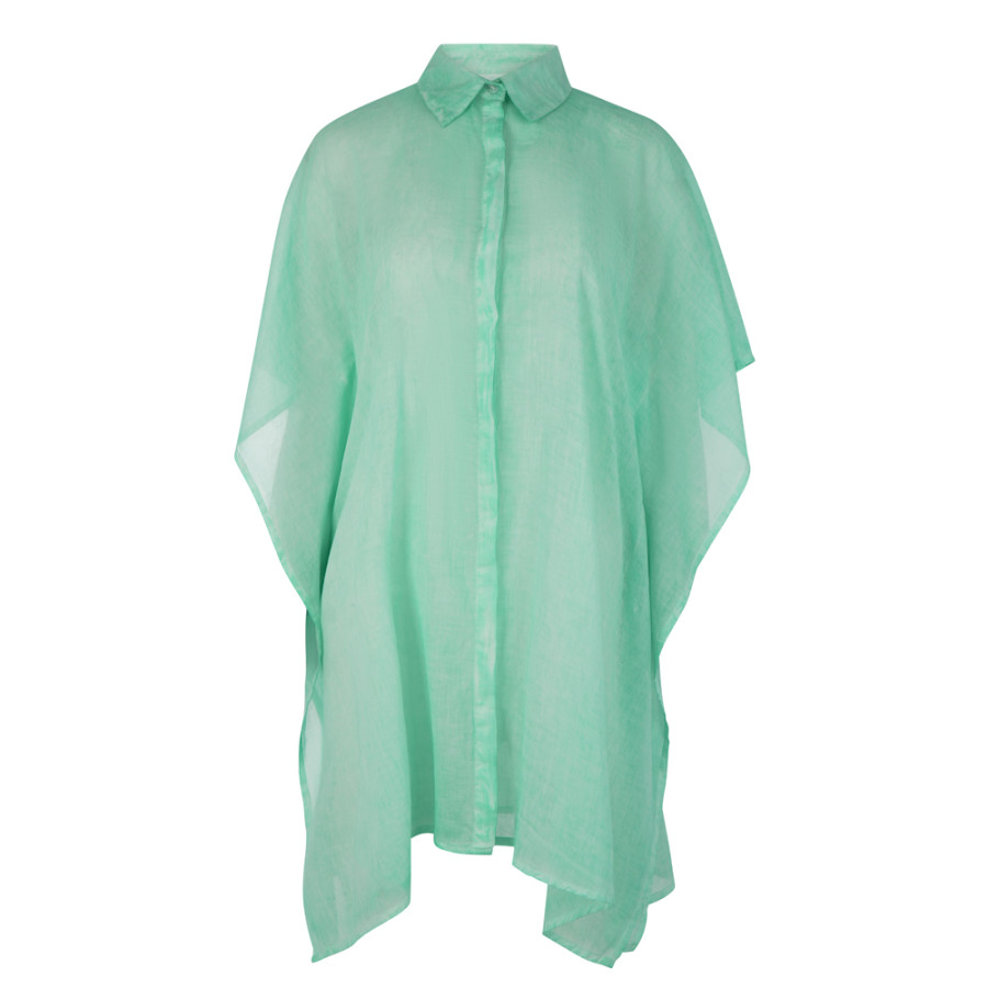 Πουκαμίσα (One Size) Βαμβακερή Κεντημένη Newhome B202 Ψάρια