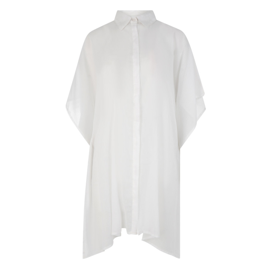 Πουκαμίσα (One Size) Βαμβακερή Κεντημένη Newhome B203 Ψάρια