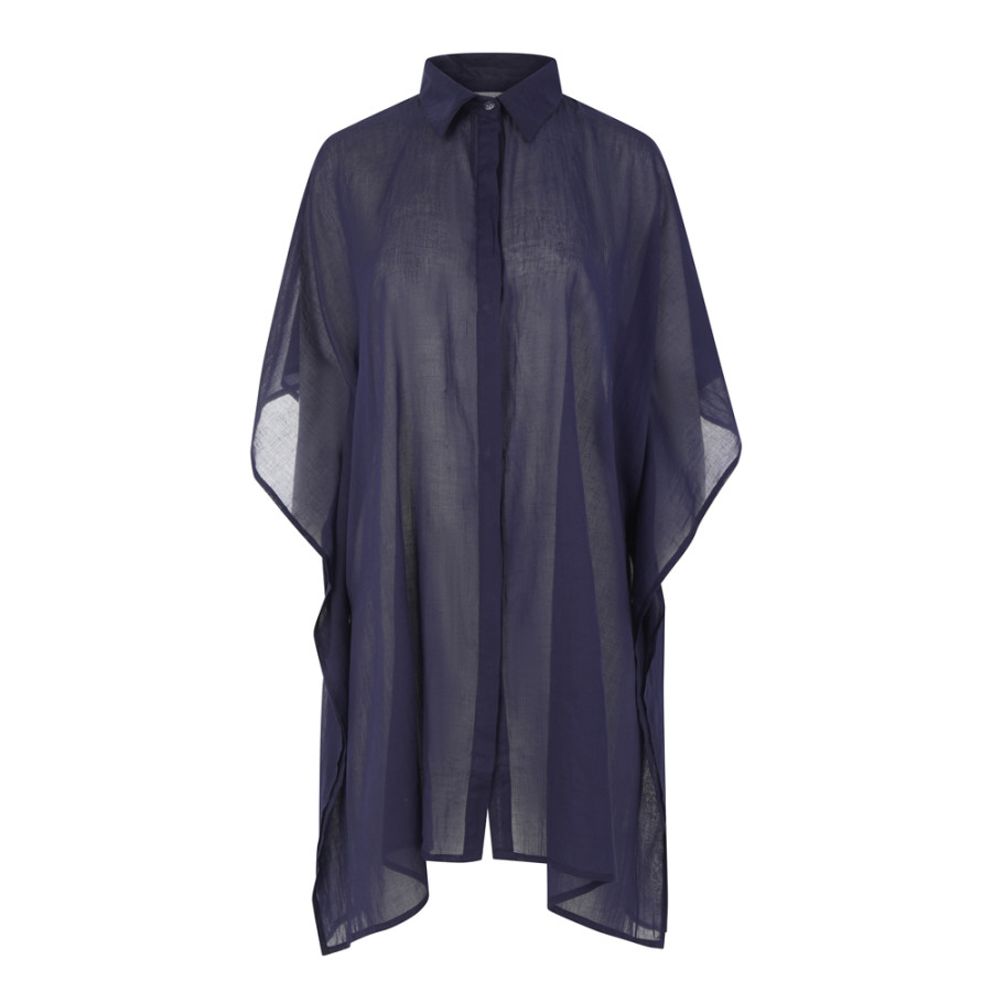 Πουκαμίσα (One Size) Βαμβακερή Κεντημένη Newhome B205 Μάτι