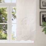 Παραδοσιακή κουρτίνα κοφτή (40x90) Newhome Skiros 1280