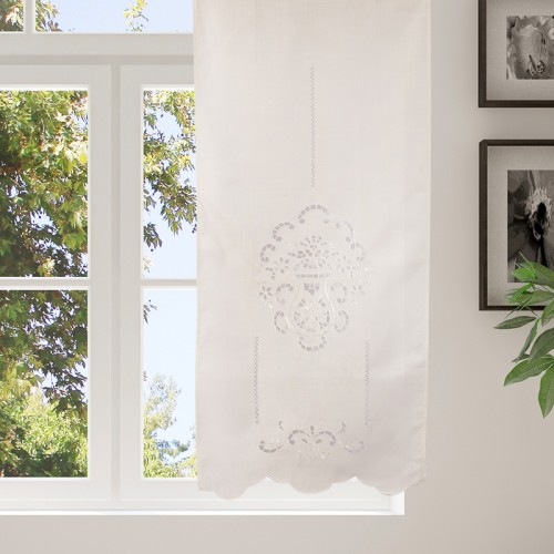 Παραδοσιακή κουρτίνα κοφτή (120x160) Newhome Skiros 1280