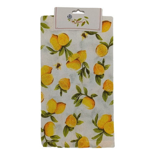 Σετ 2τεμ Ποτηρόπανα Κουζίνας (40x60) Newhome 65560 Λεμόνια