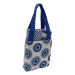 Σετ Δώρου Κουζίνας 2τεμ Ποτηρόπανα (40x60) σε Τσαντάκι Newhome 88257 Μάτι με Κύματα