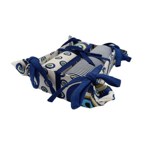 Σετ Κουζίνας 2τεμ Ποτηρόπανα (40x60) με Ψωμιέρα Newhome 88292 Μάτι