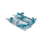 Σετ Κουζίνας 2τεμ Ποτηρόπανα (40x60) με Ψωμιέρα Newhome 90040 Ψαράκια