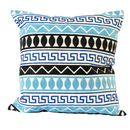 Διακοσμητική Μαξιλαροθήκη Φιγούρας (45x45) Αλυσιδοβελονιά Newhome 120223