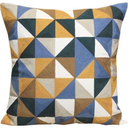 Διακοσμητική Μαξιλαροθήκη Φιγούρας (45x45) Αλυσιδοβελονιά Newhome 120229