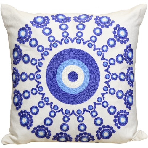 Διακοσμητική Μαξιλαροθήκη Φιγούρας (45x45) Αλυσιδοβελονιά Newhome 120255