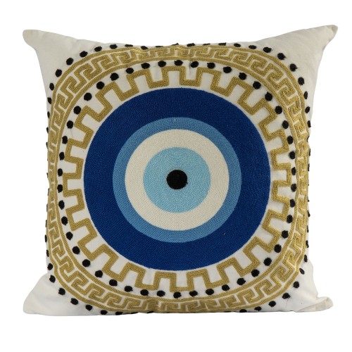 Διακοσμητική Μαξιλαροθήκη Φιγούρας (45x45) Αλυσιδοβελονιά Newhome 120294