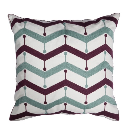 Διακοσμητική Μαξιλαροθήκη Φιγούρας (45x45) Αλυσιδοβελονιά Newhome 120653