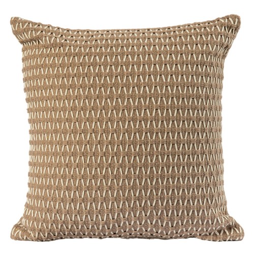 Διακοσμητική Μαξιλαροθήκη Φιγούρας (45x45) Newhome 780100 Καφέ