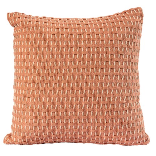 Διακοσμητική Μαξιλαροθήκη Φιγούρας (45x45) Newhome 780100 Σομόν