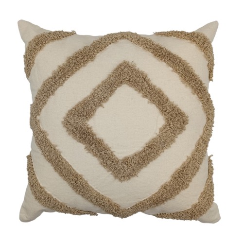 Διακοσμητική Μαξιλαροθήκη Φιγούρας (45x45) Newhome 890201 μπεζ