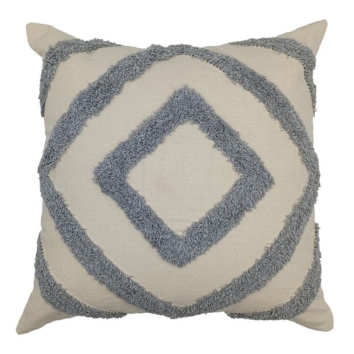 Διακοσμητική Μαξιλαροθήκη Φιγούρας (45x45) Newhome 890201 γκρι