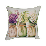 Διακοσμητική Μαξιλαροθήκη Φιγούρας (45x45) Τυπωτή Newhome 1906