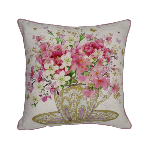 Διακοσμητική Μαξιλαροθήκη Φιγούρας (45x45) Τυπωτή Newhome 1909