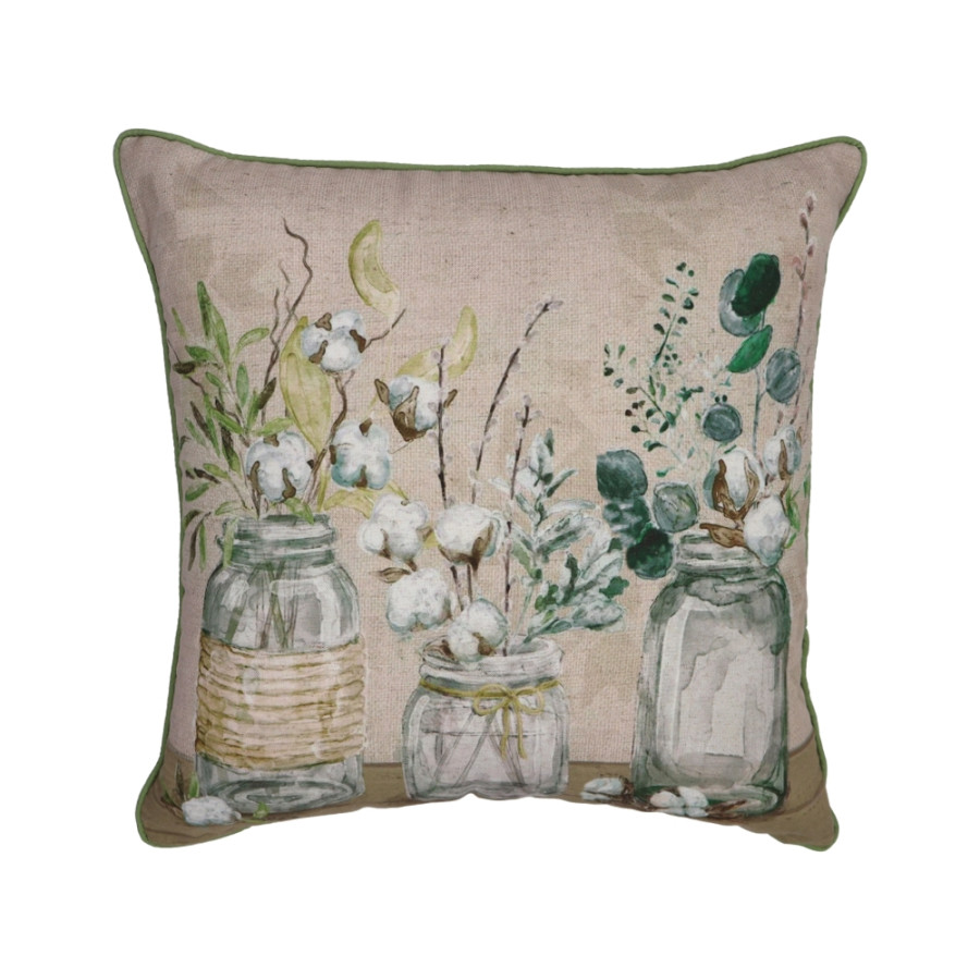 Διακοσμητική Μαξιλαροθήκη Φιγούρας (45x45) Τυπωτή Newhome 1910