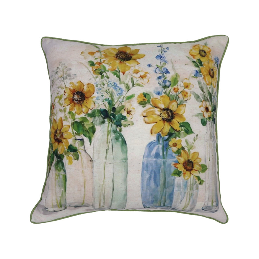 Διακοσμητική Μαξιλαροθήκη Φιγούρας (45x45) Τυπωτή Newhome 1912