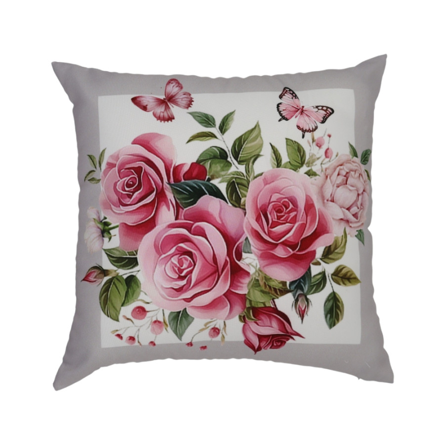 Διακοσμητική Μαξιλαροθήκη Φιγούρας (45x45) Τυπωτή Newhome 49228