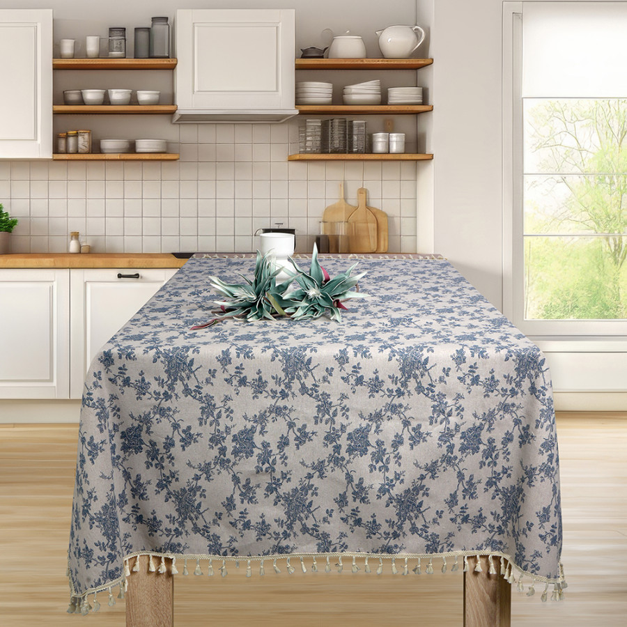 Τραβέρσα Λονέτα (85x85 )Τυπωτή Με Κρόσσια Newhome 906090