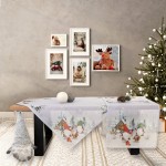 Χριστουγεννιάτικο Καρέ (85x85) Τυπωτό Newhome 91503 Σκίουρος με Νάνους