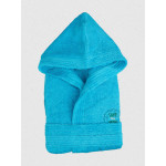 Μπουρνούζι Παιδικό με Κουκούλα (No 8-10) Βαμβακερό Sunshine Eco Turquoise