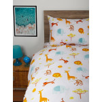 Σετ Σεντόνια Παιδικά Μονά με Λάστιχο (165x270) Βαμβακερά Sunshine Cotton Feelings 40 με ζώακια