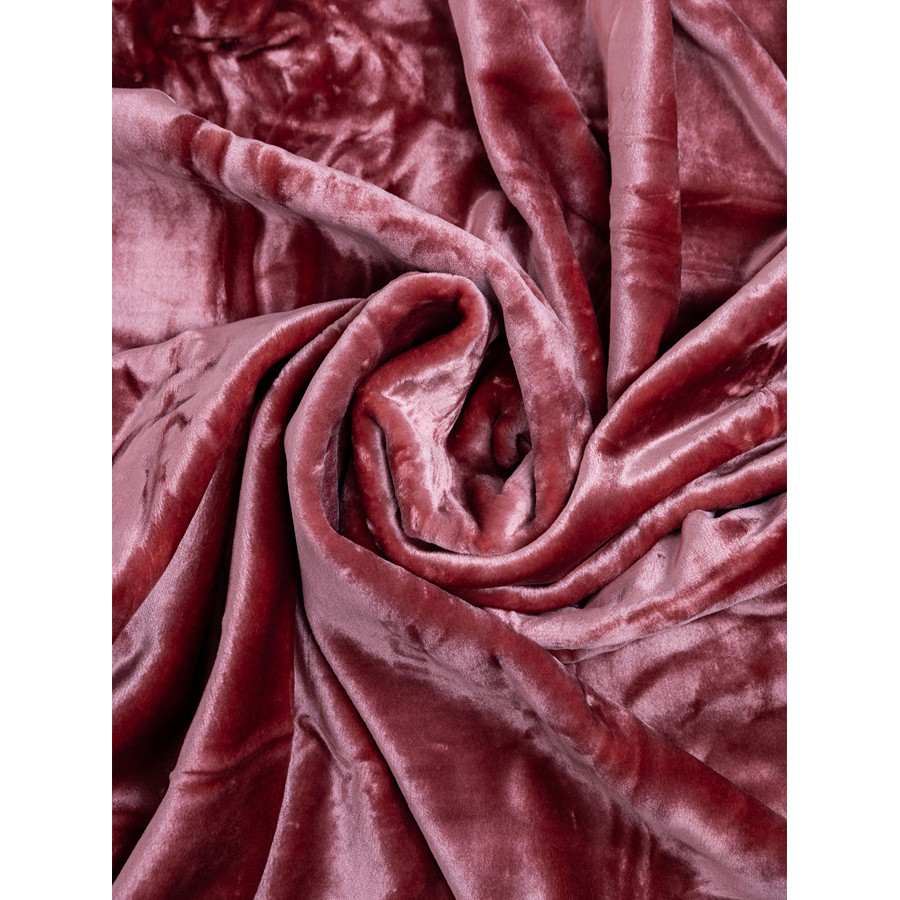 Κουβέρτα Υπέρδιπλη (220x240) Βελούδινη Sunshine Iris Coral