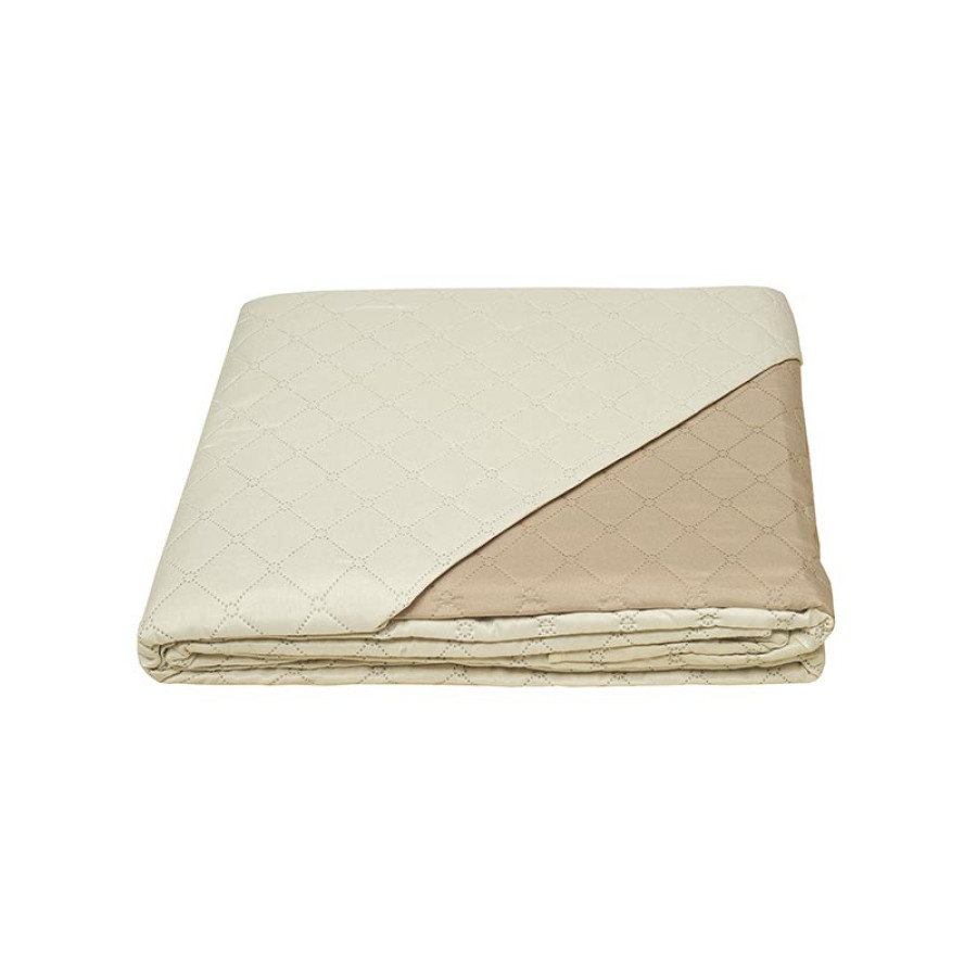 Κουβερλί King Size (240x250) Διπλής Όψης Sunshine Fiber Ecru-Beige
