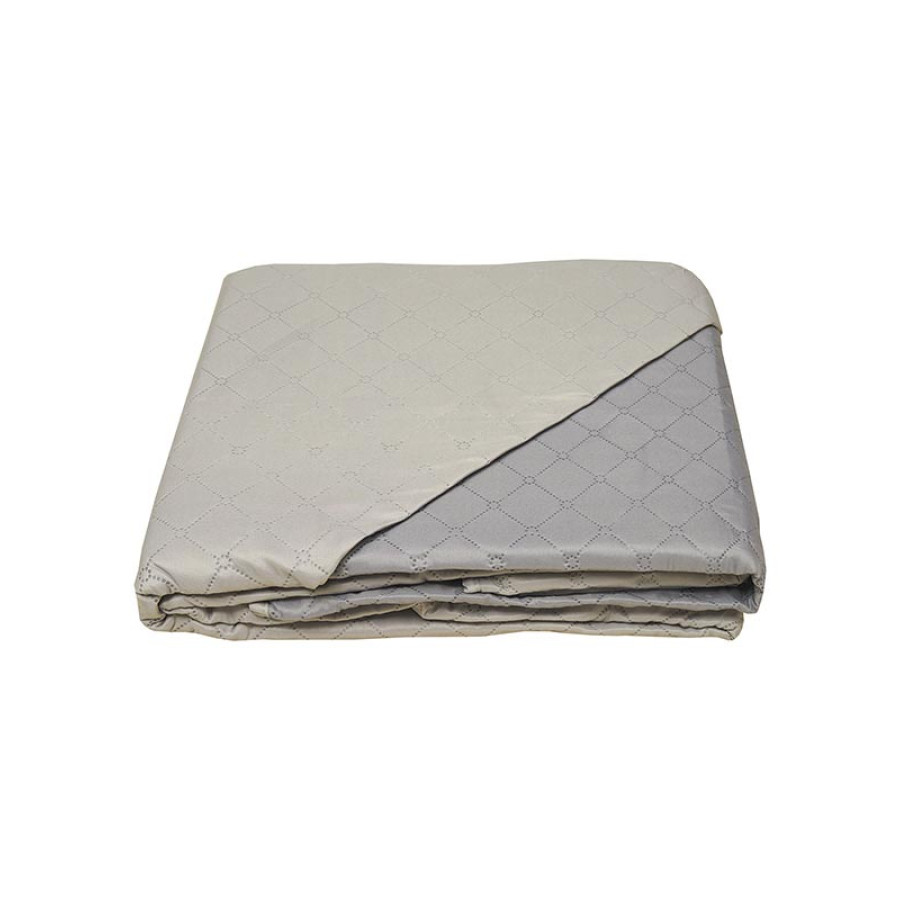 Κουβερλί Υπέρδιπλο (220x240) Διπλής Όψης Sunshine Fiber Grey-Dark Grey
