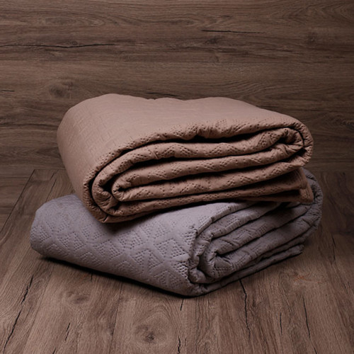 Κουβερλί Μονό Μονόχρωμο (160x220) Sunshine Solar Light Grey