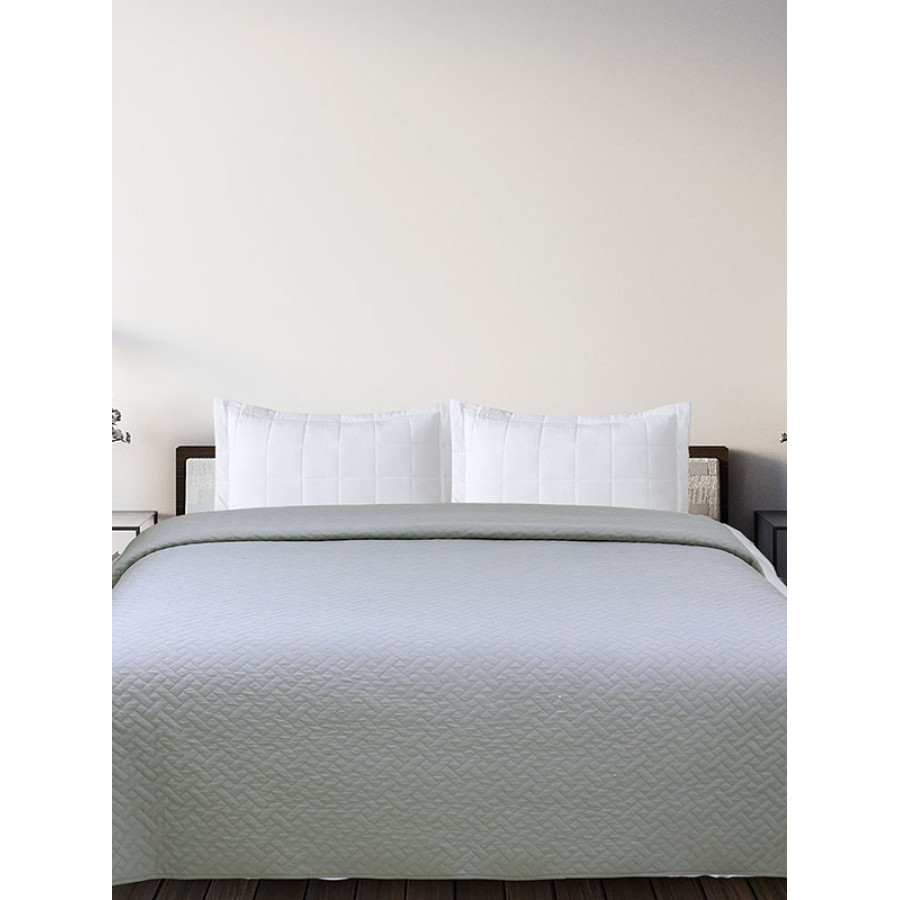 Κουβερλί Υπέρδιπλο Μονόχρωμο (220x240) Sunshine Voielo Dark Grey