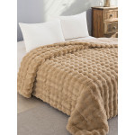 Κουβερτοπάπλωμα King Size (240x250) Γούνινο Sunshine Rabbit Beige
