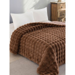 Κουβερτοπάπλωμα King Size (240x250) Γούνινο Sunshine Rabbit Mocha